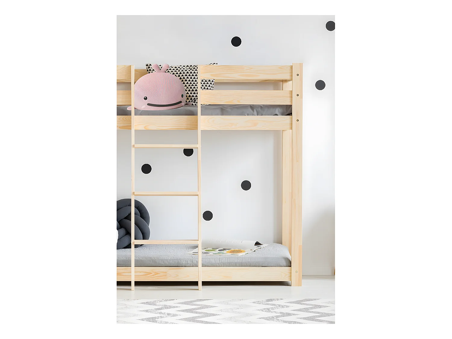 Stapelbed Derek Bois 90x190 inclusief lattenbodem