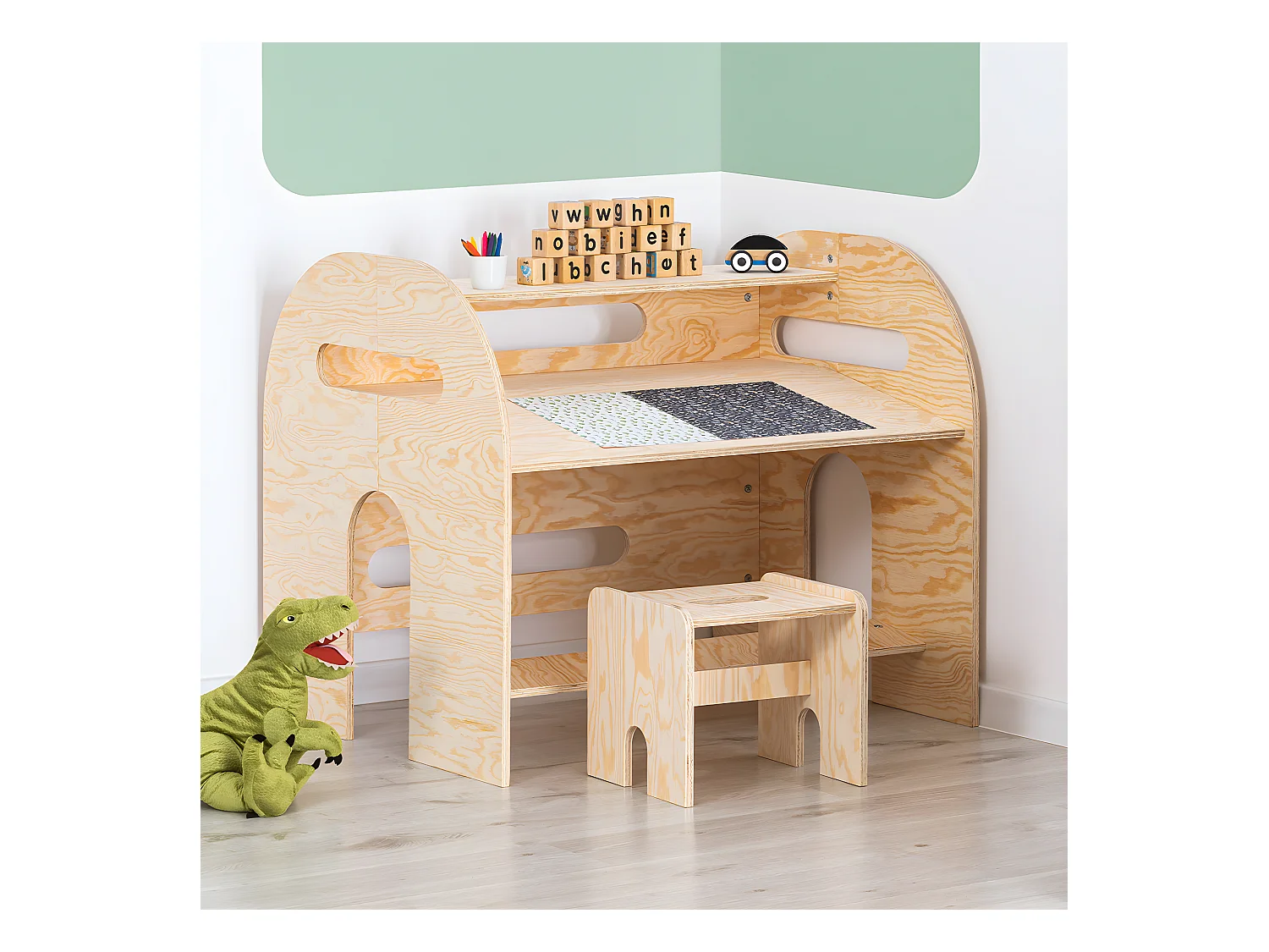 Scrivania con sgabello Tanya Wood