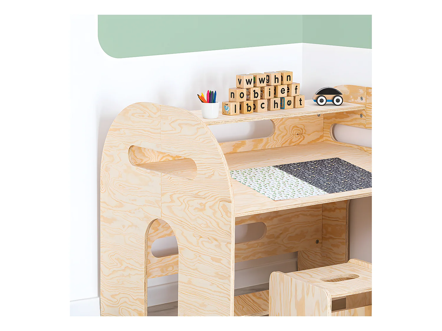 Scrivania con sgabello Tanya Wood