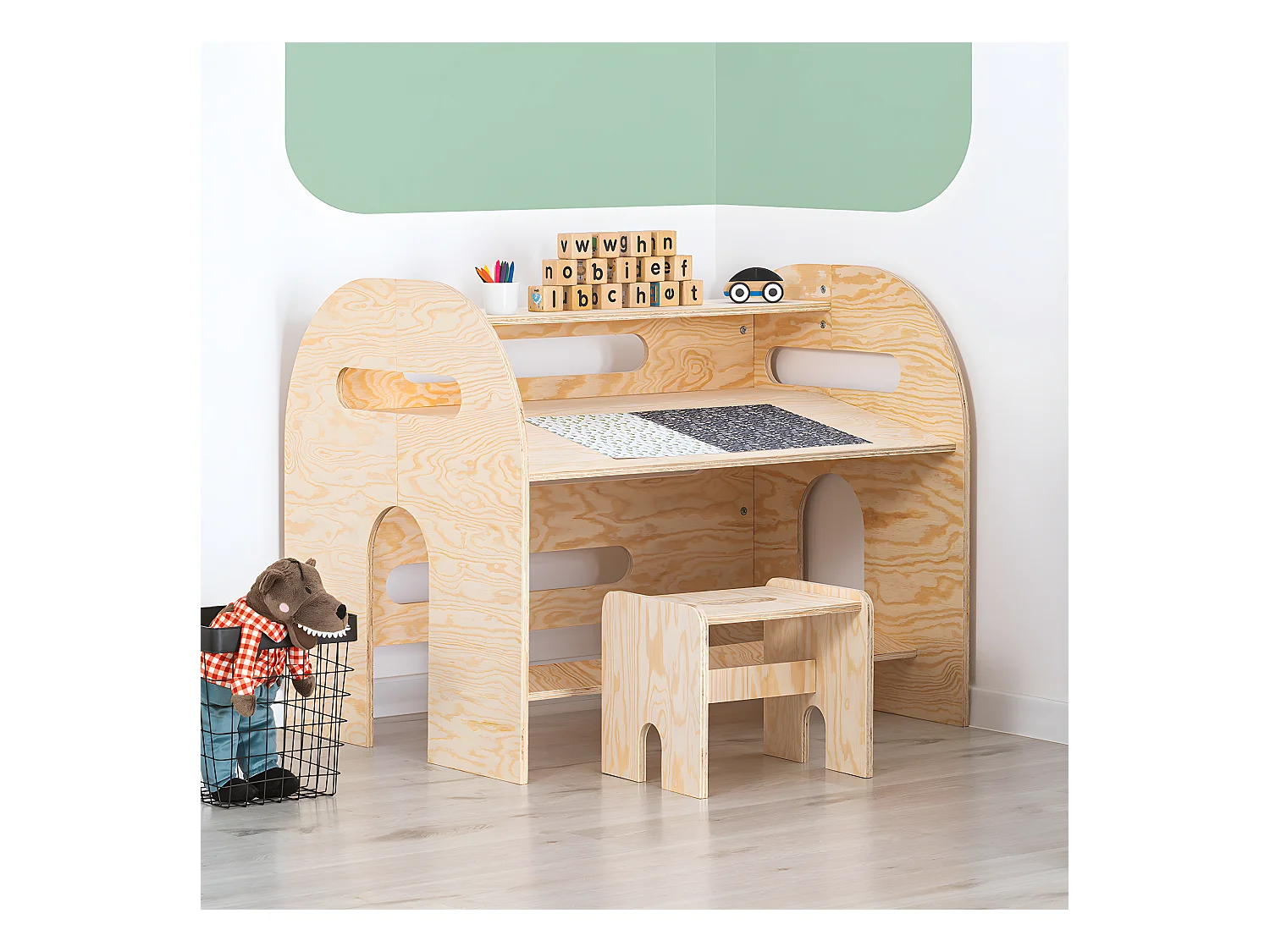 Bureau avec tabouret Tanya Bois