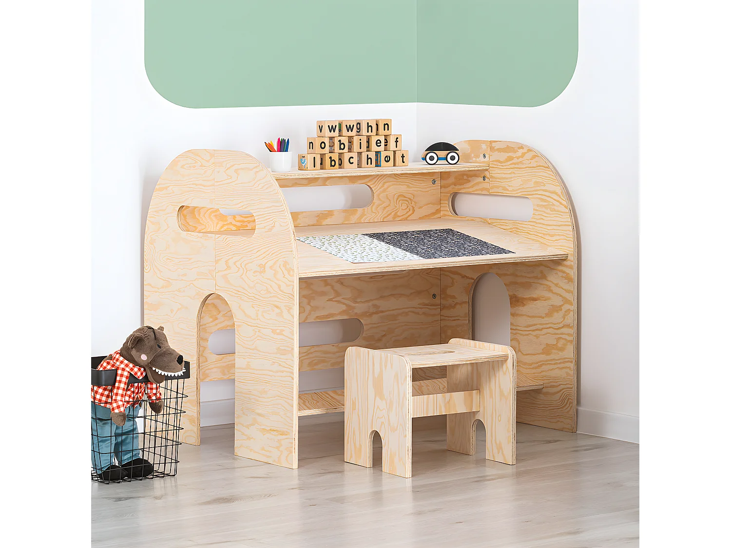 Bureau avec tabouret Tanya Bois