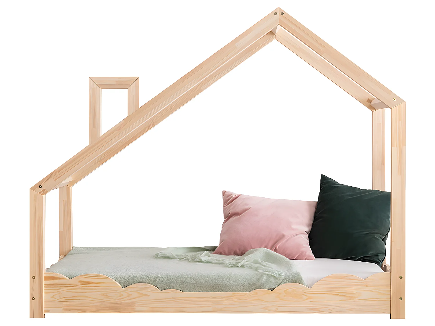 Łóżko dziecięce LUNA D 70x140 sosna