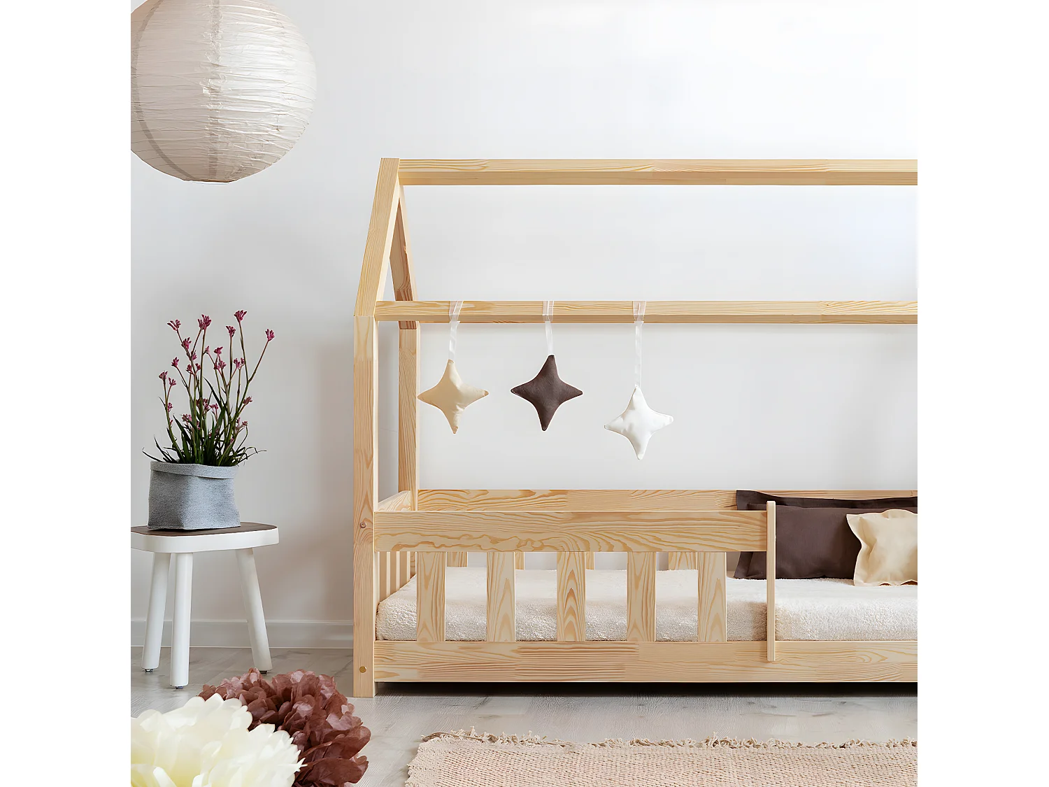 Łóżko dziecięce MILA MBP 90x190 sosna