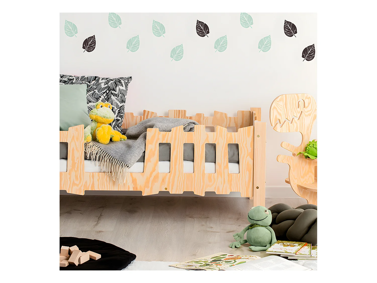 Łóżko dziecięce PIKKO S 70x140 sosna