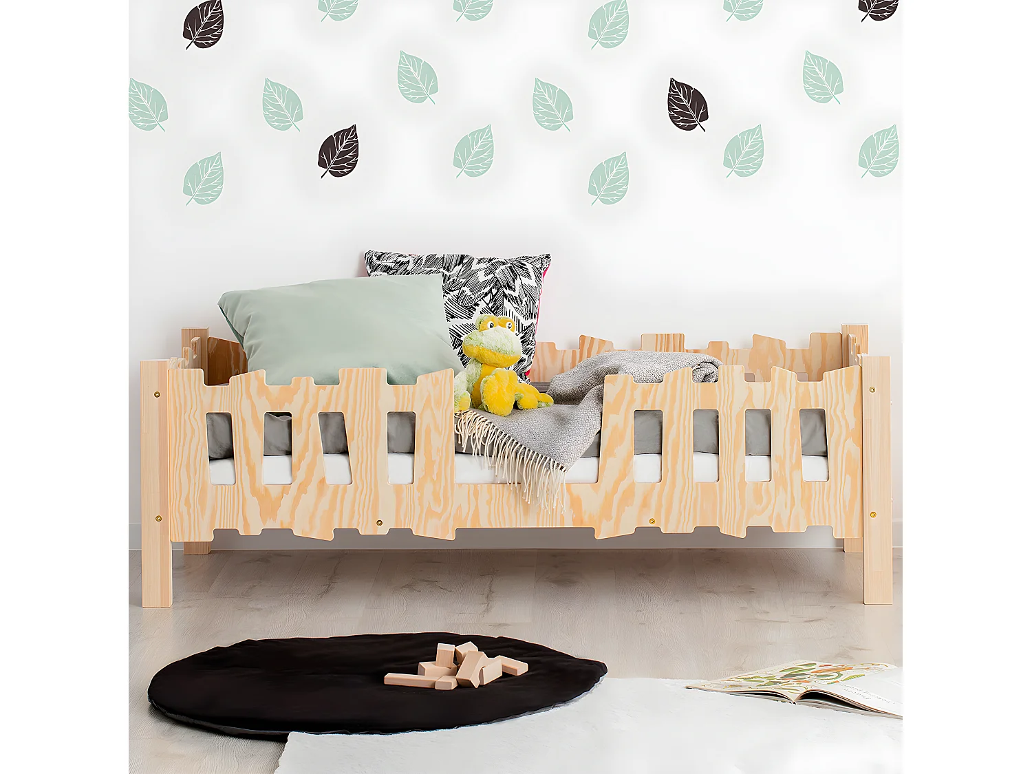 Łóżko dziecięce PIKKO S 70x140 sosna