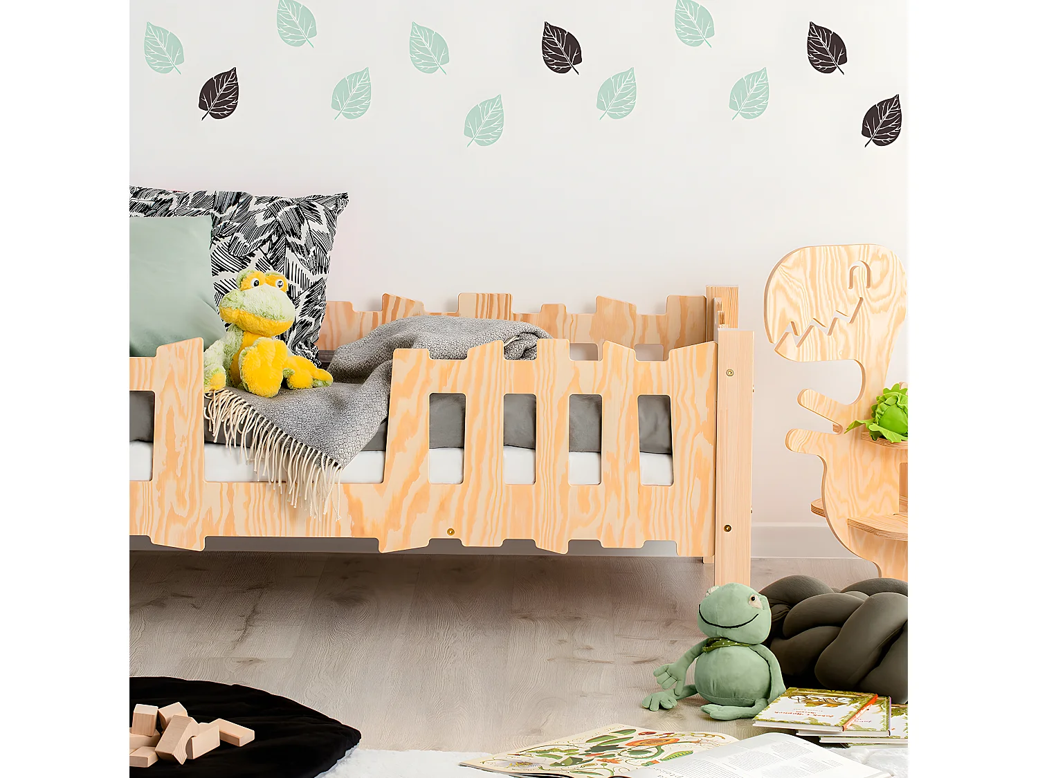 Łóżko dziecięce PIKKO S 70x140 sosna