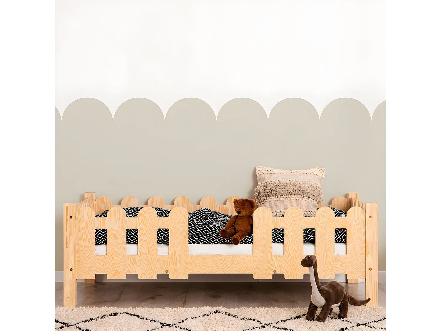 Olaf Wood 90x200 bed inclusief lattenbodem