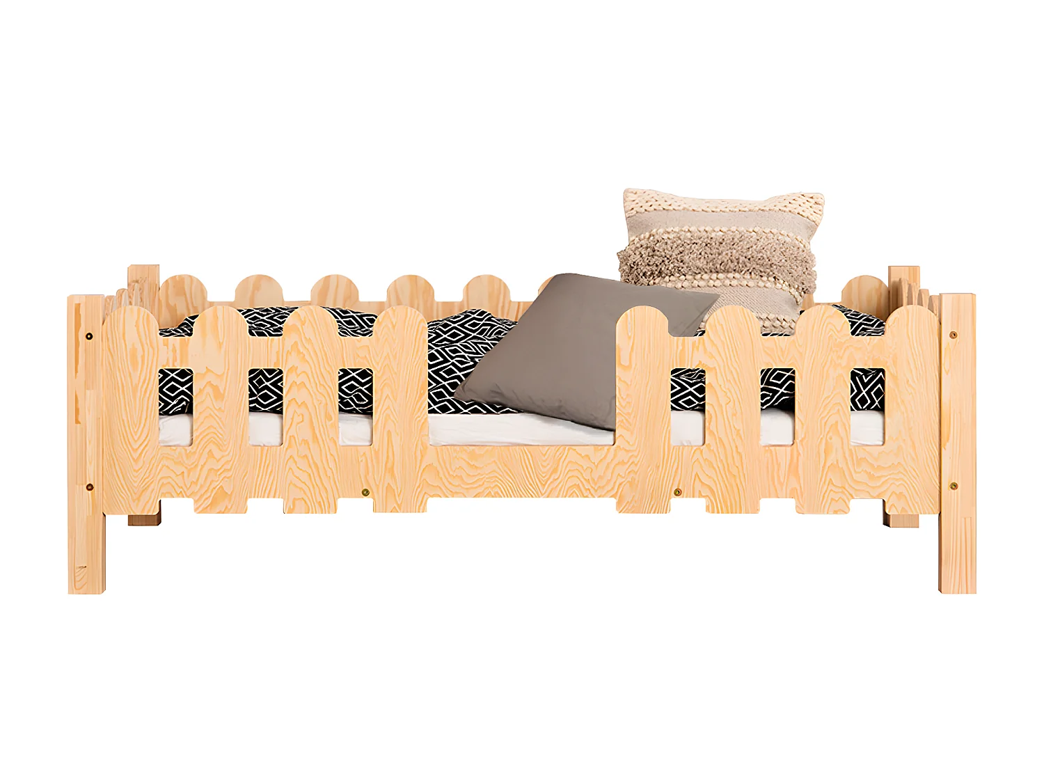 Olaf Wood 90x200 bed inclusief lattenbodem