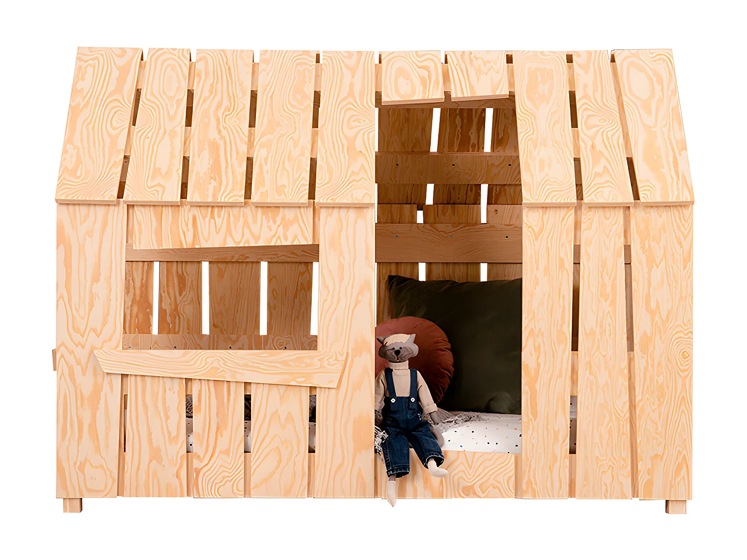 Łóżko dziecięce domek MAT 70x140 sosna