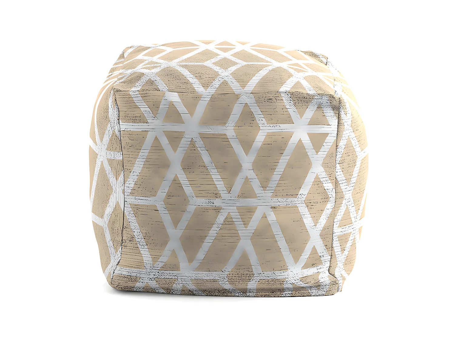 Pouf amovible en coton 50x50x50 cm TRICO
