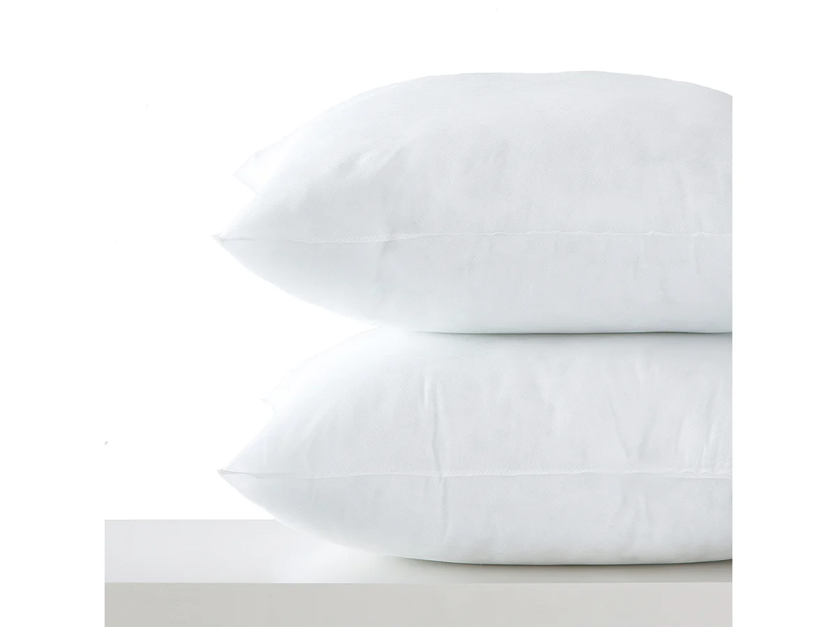 2 rellenos de cojín 50x50 cm blanco