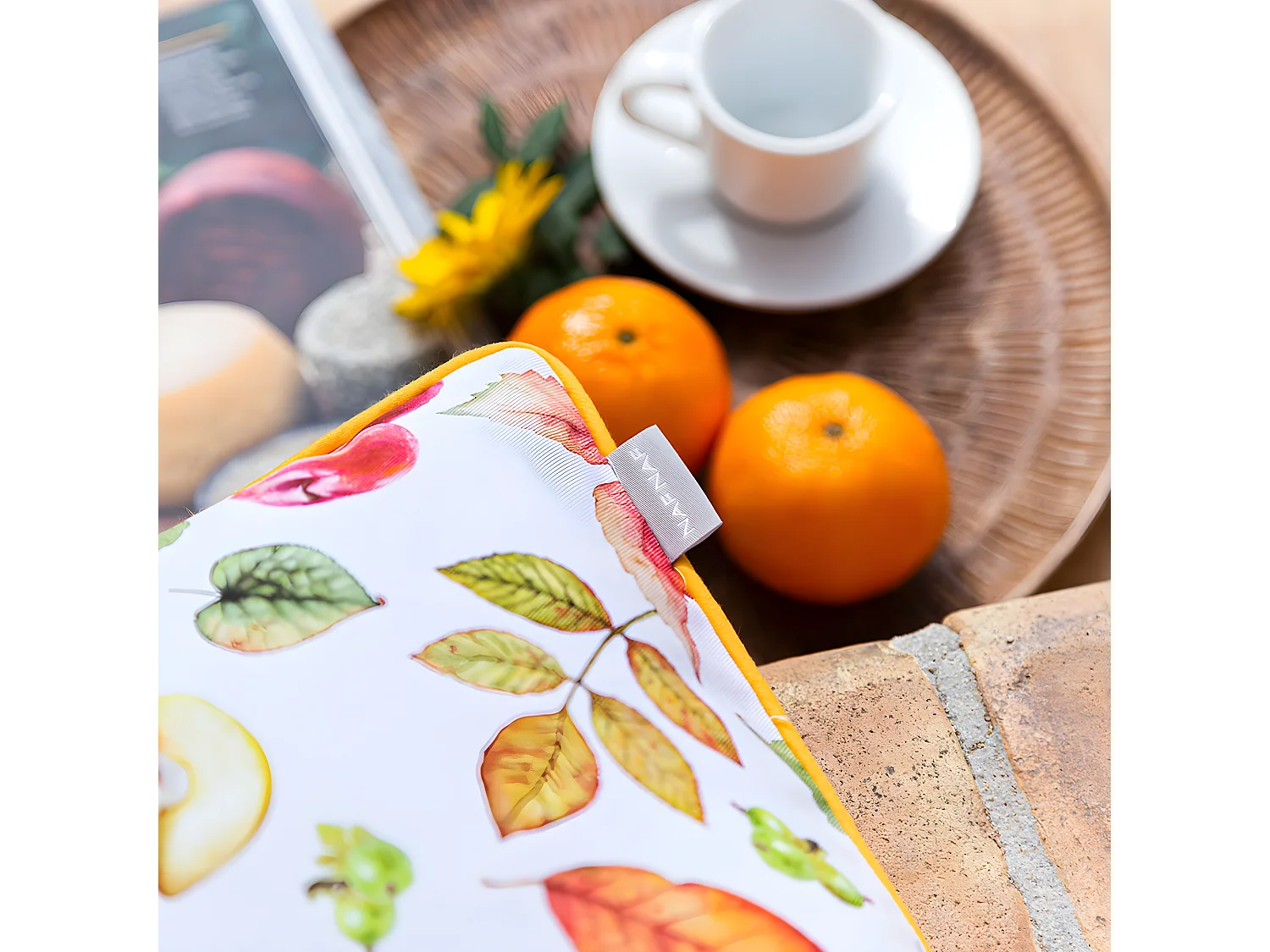 Lot de 2 housses de coussin multi 50x50 cm SELLA