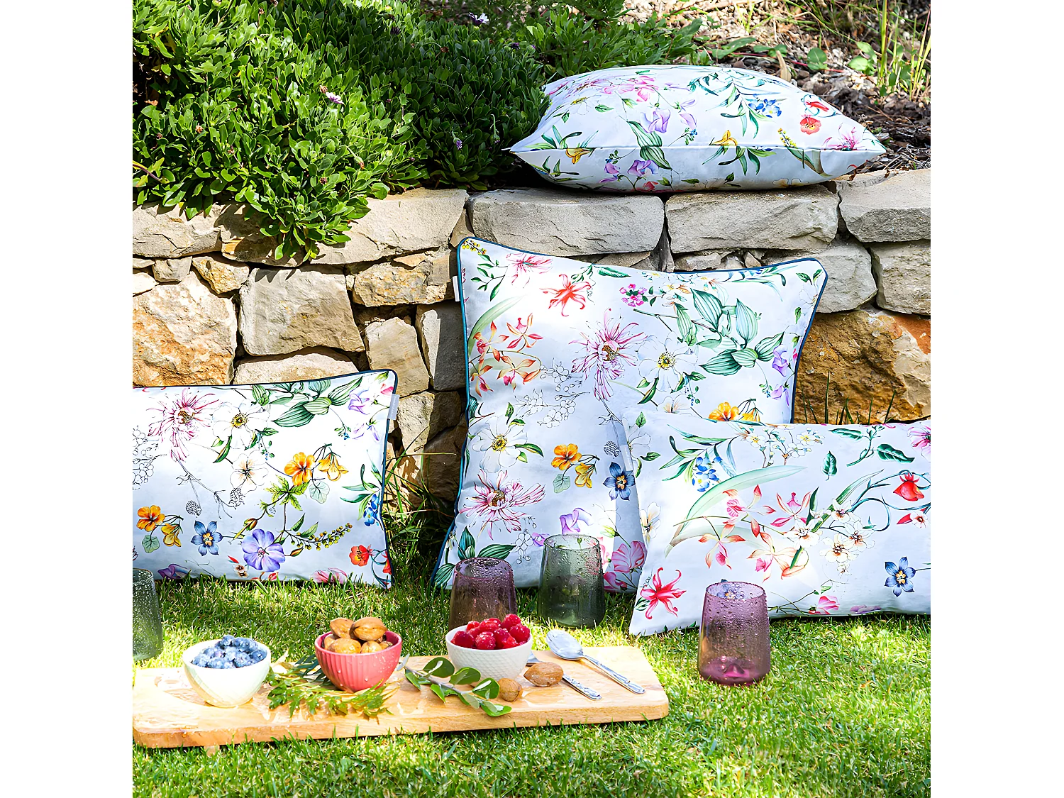 Lot de 2 housses de coussin multi 30x50 cm MAGGIO
