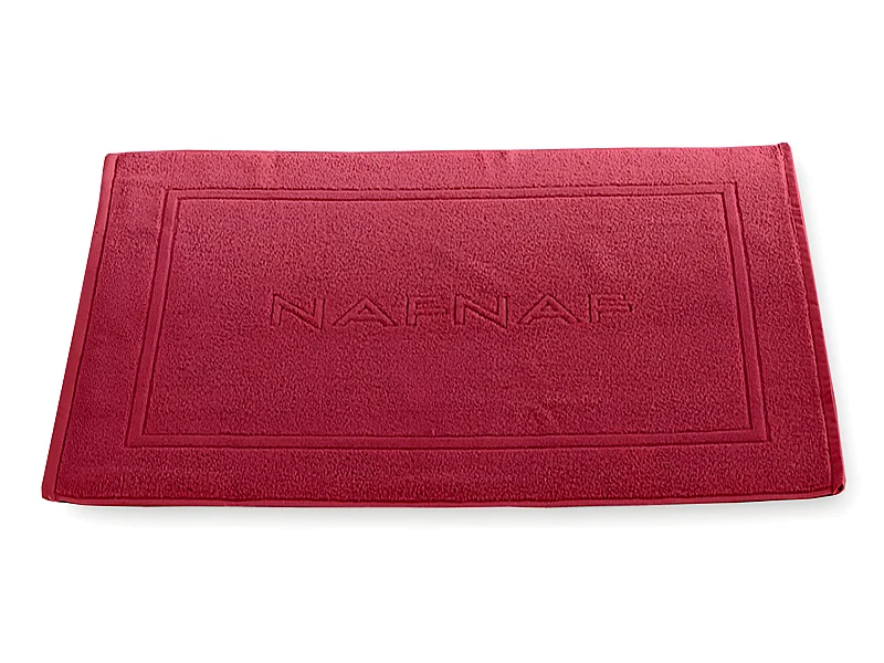 Alfombra de baño burdeos 50x80 cm CASUAL