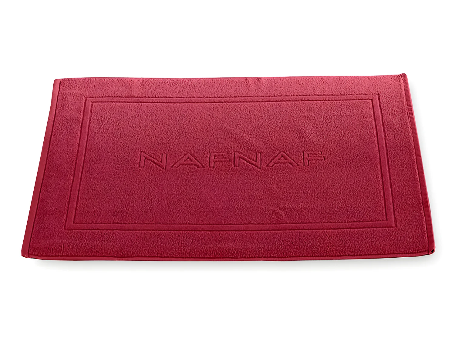 Alfombra de baño burdeos 50x80 cm CASUAL