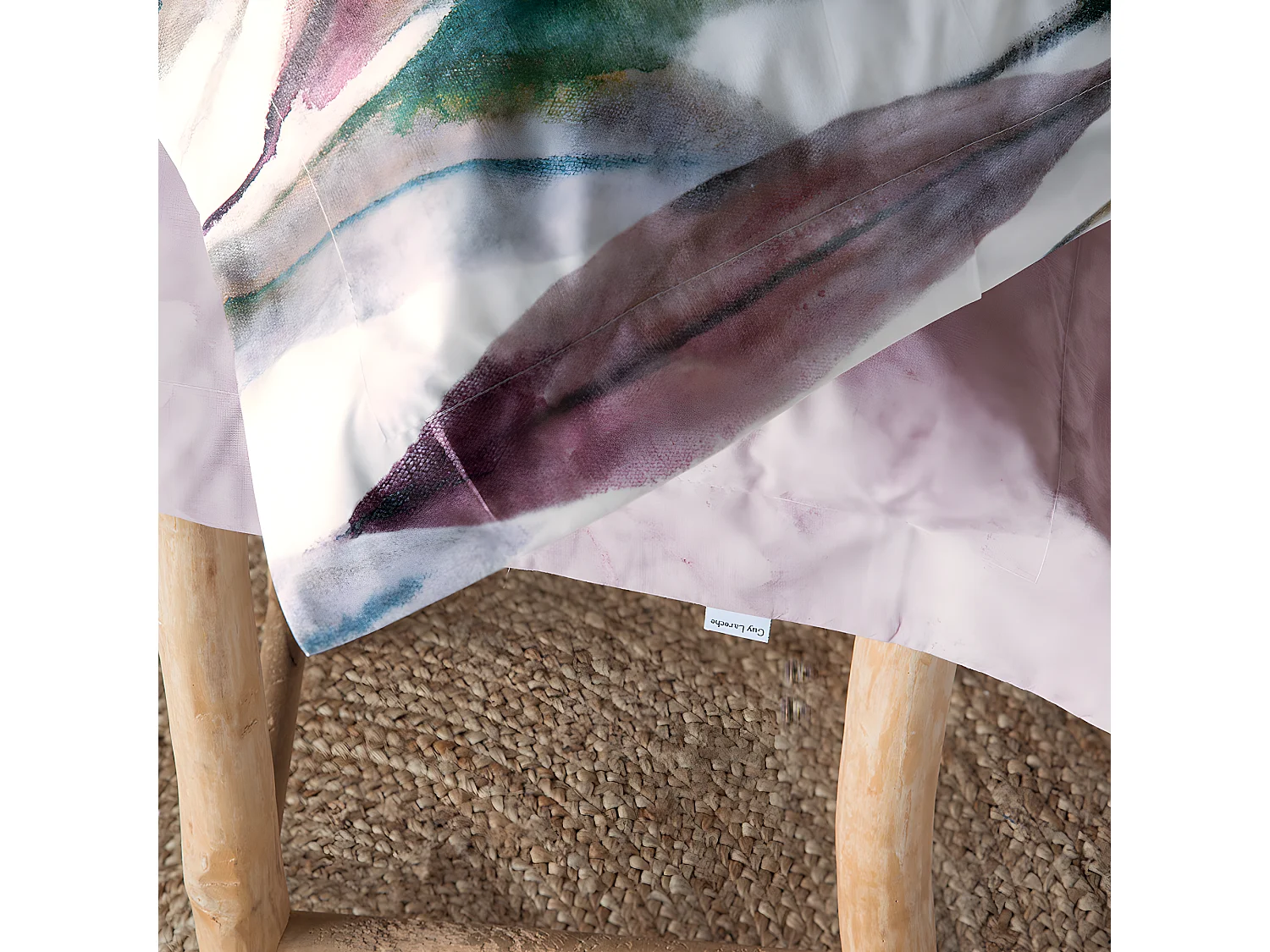 2 Fundas de almohada de algodón malva 65x65 cm MACALE