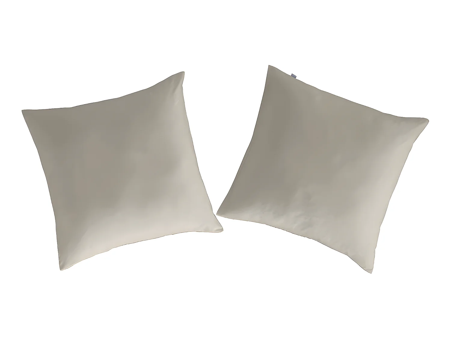 2 Fundas de almohada 100% algodón lino 65x65 cm CASUAL