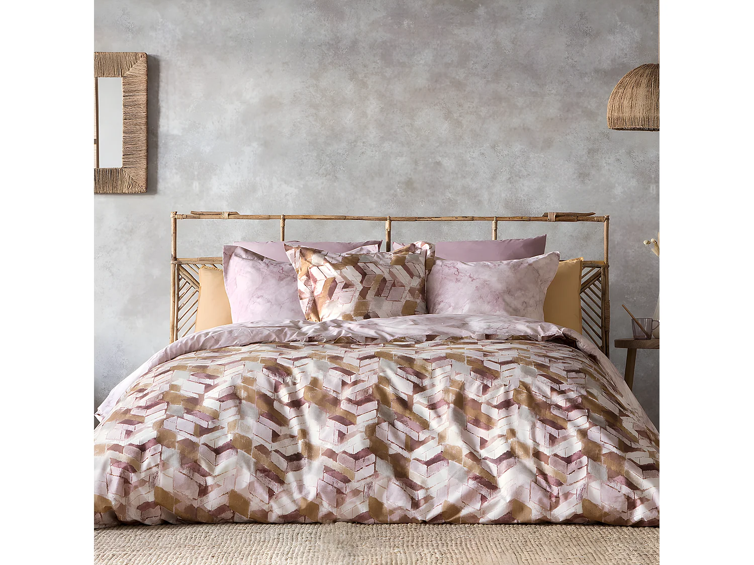 Funda nórdica reversible de algodón 140x220 cm NUNET