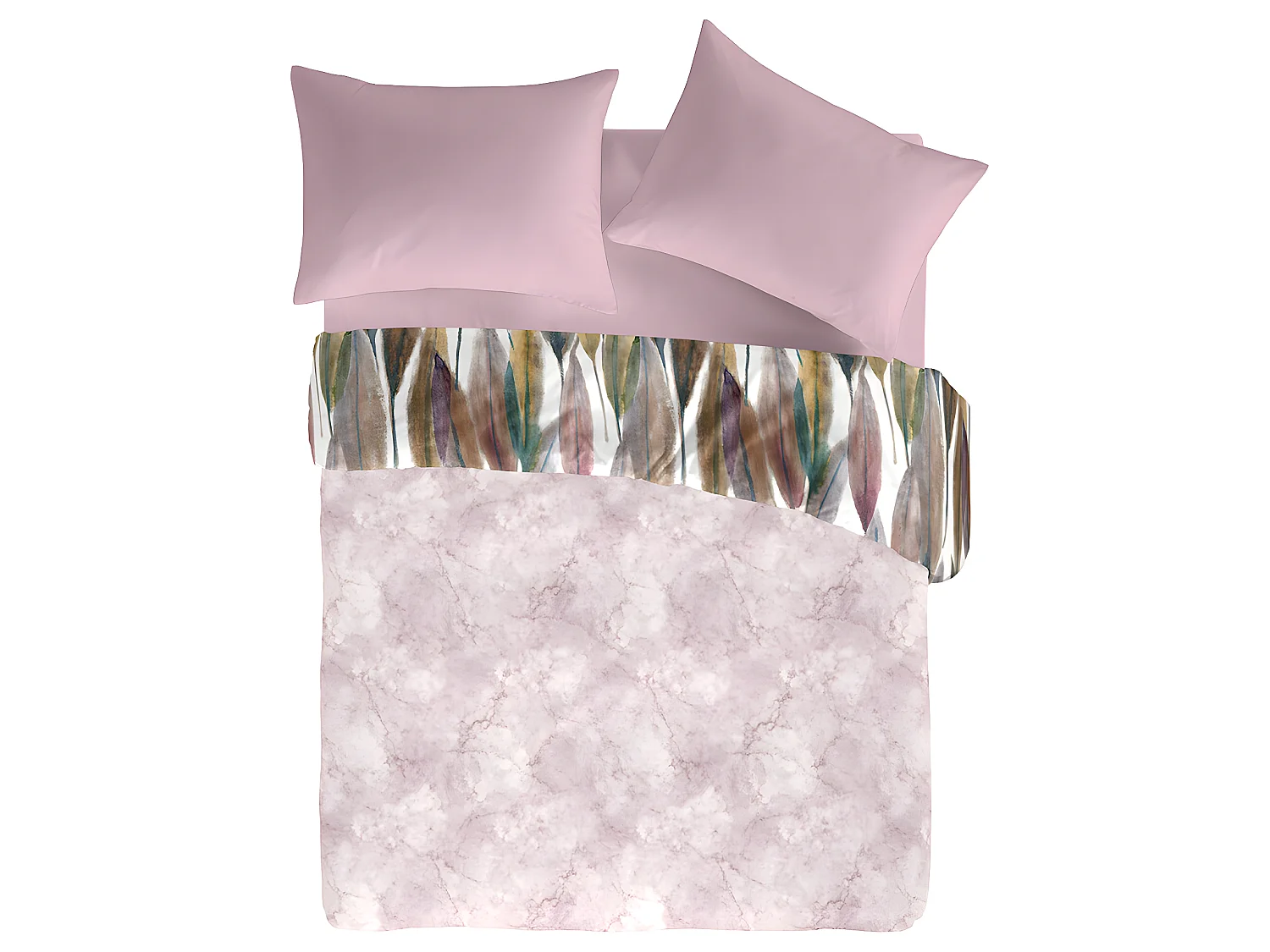 Housse de couette réversible en coton 140x220 cm NEIT