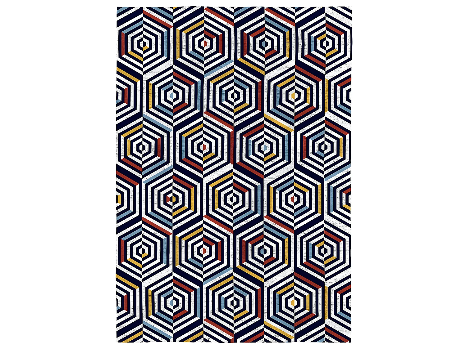 Tapis de salon 120x170 cm CONCENTRIC