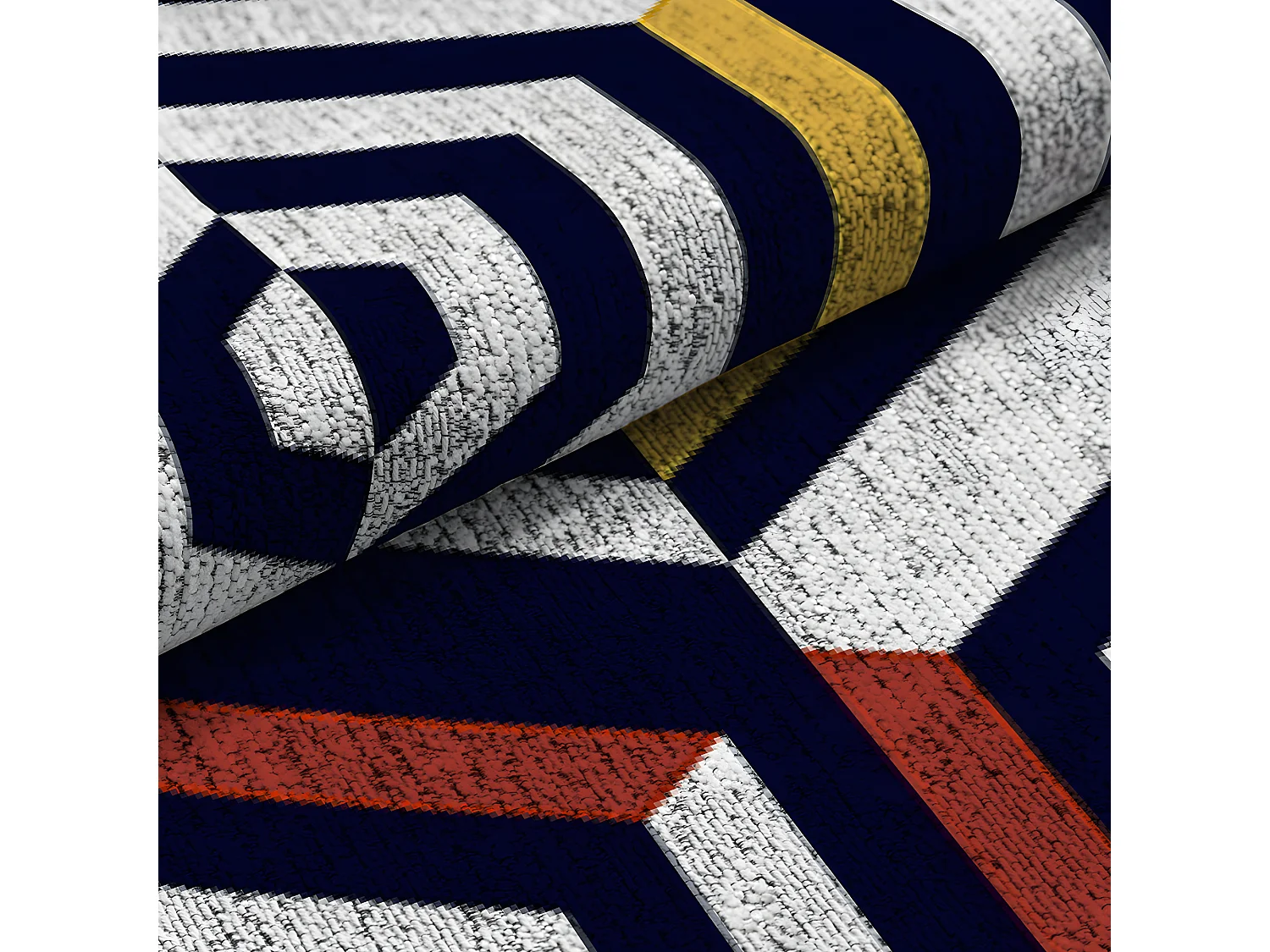 Tapis de salon 120x170 cm CONCENTRIC