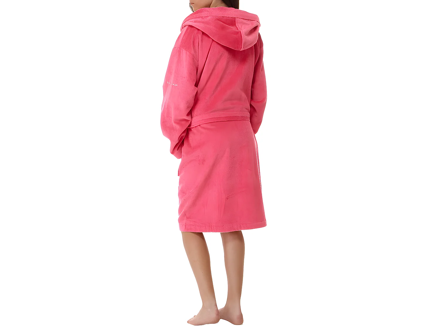 Albornoz con capucha fucsia S-M CASUAL