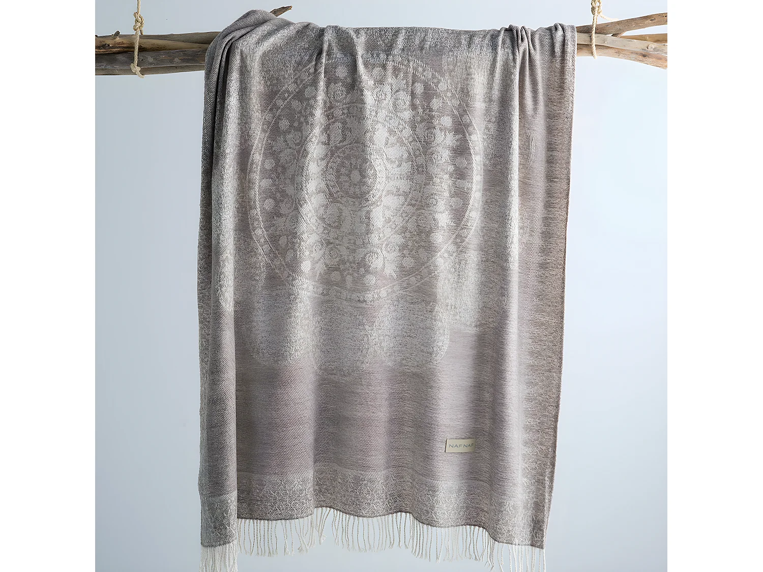 Plaid beige 130x170 cm MARBLE