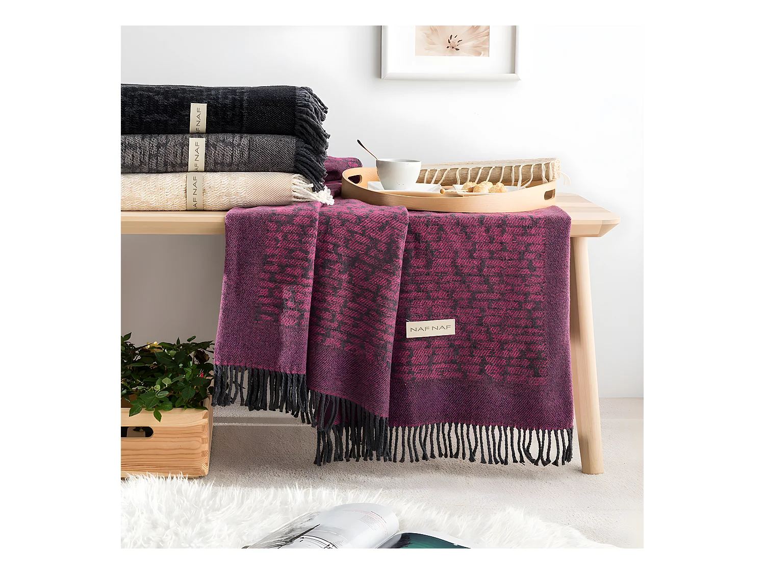 Plaid visón 130x170 cm TYLOU