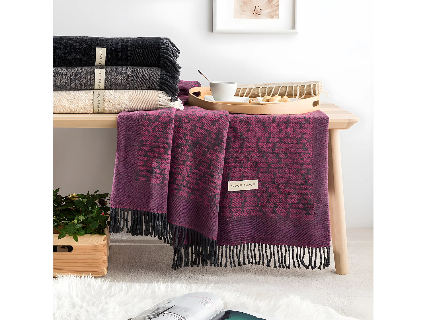 Plaid visón 130x170 cm TYLOU