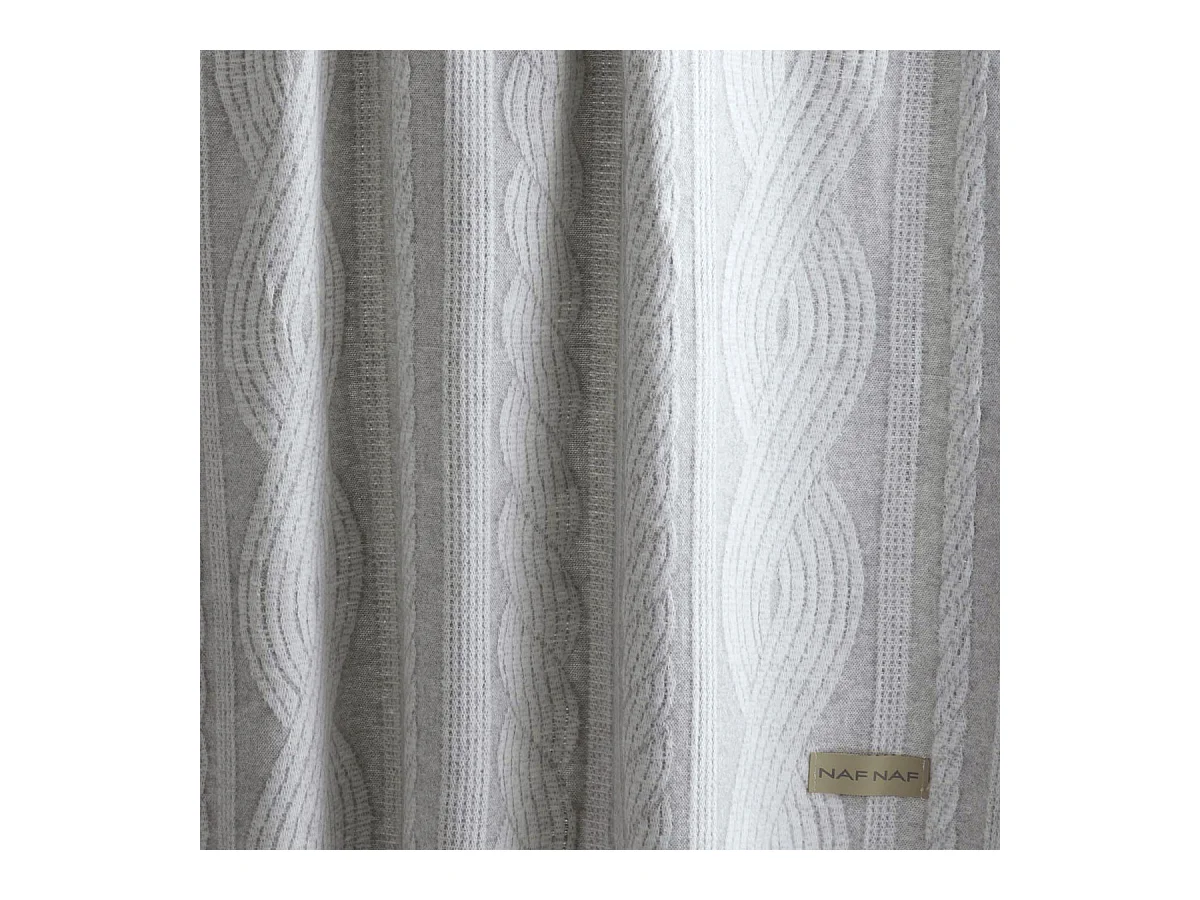 Plaid gris perla 130x170 cm BRAID