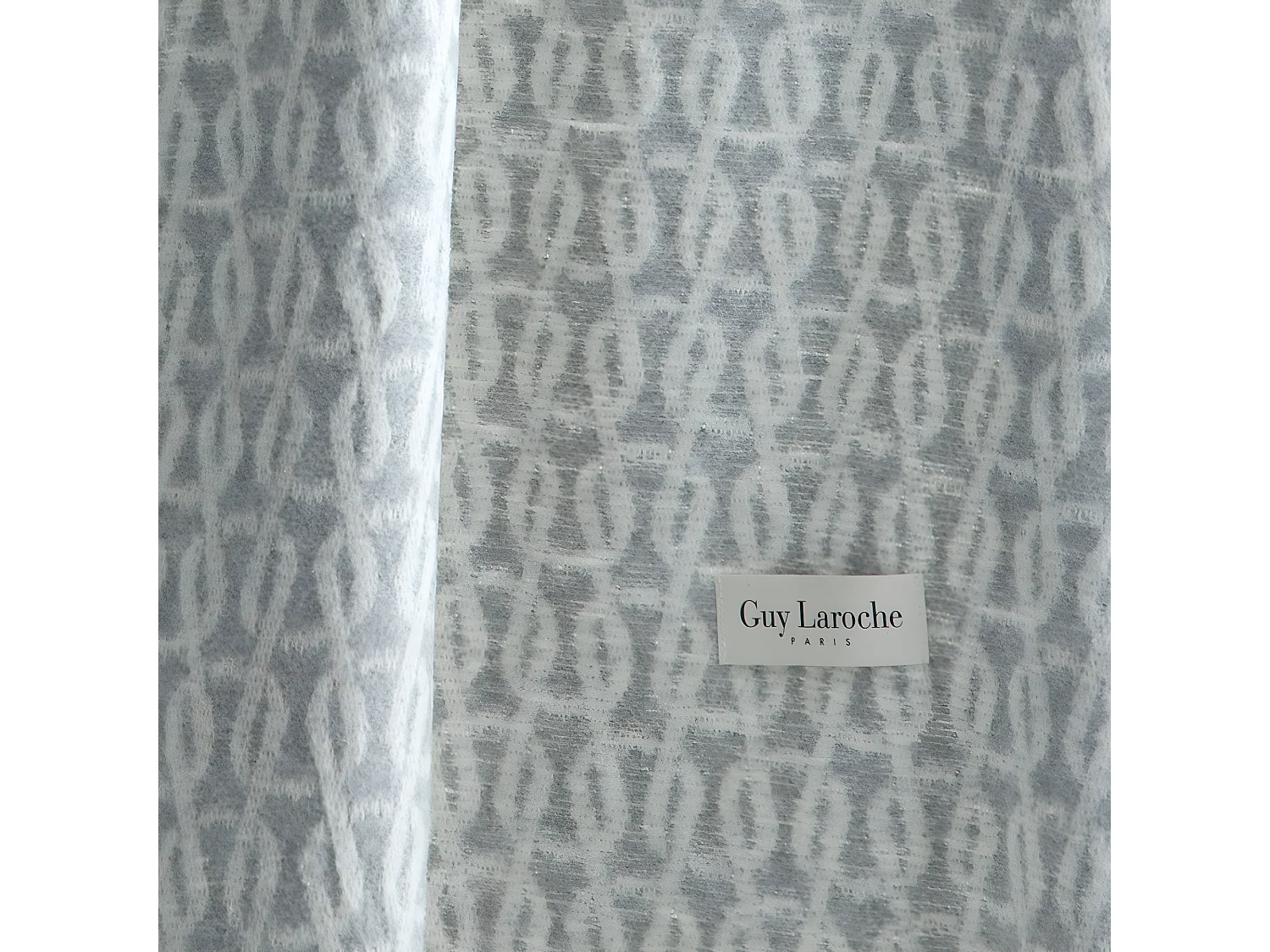 Plaid gris clair 130x170 cm BLAISE