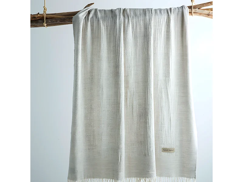 Plaid gris perla 130x170 cm LAY