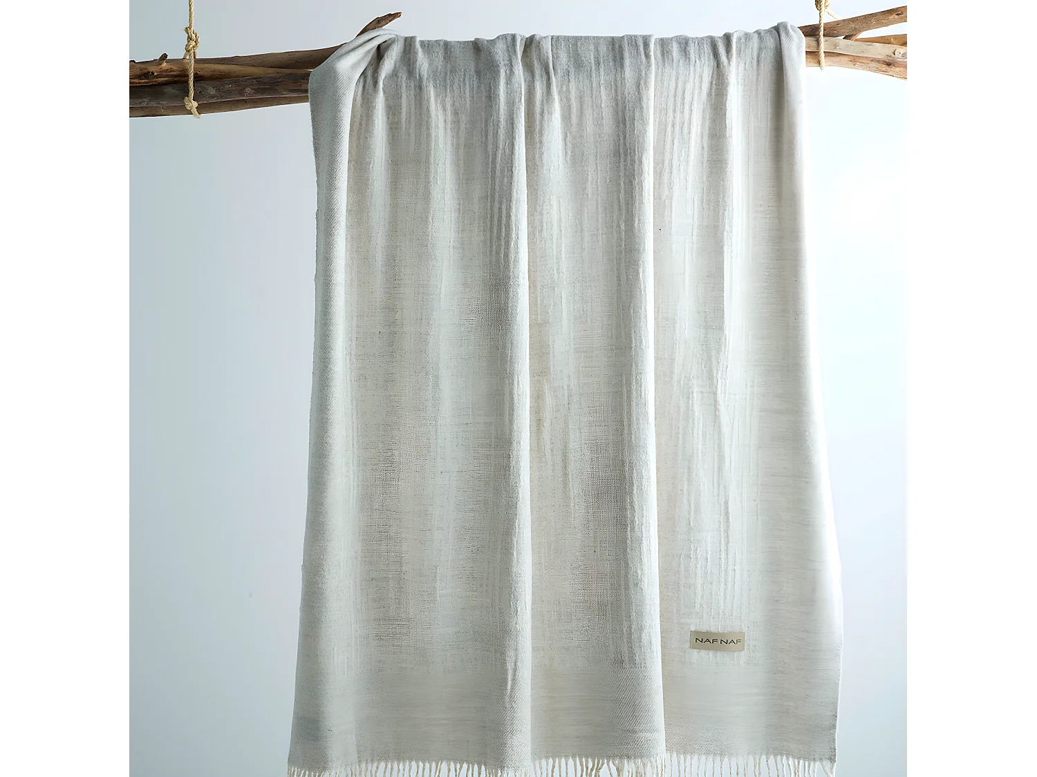 Plaid gris perla 130x170 cm LAY