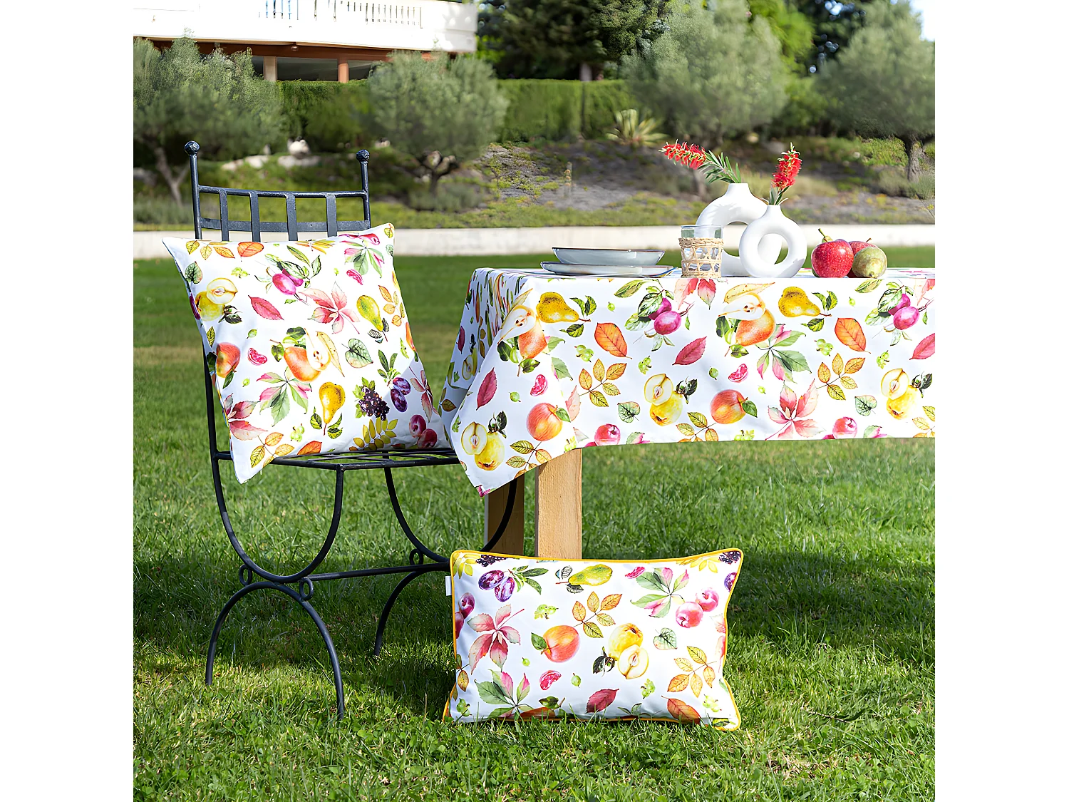 Mantel de algodón resinado multi 140x200 cm SELLA