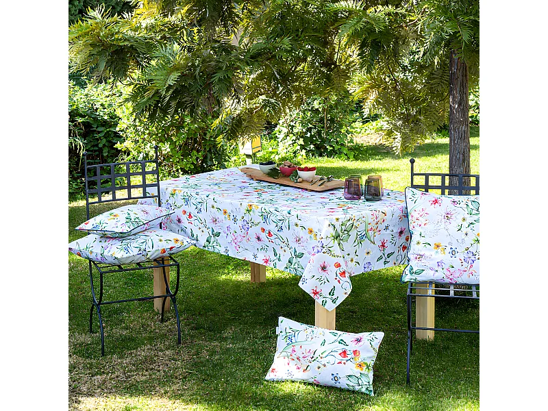 Mantel de algodón resinado multi 140x200 cm MAGGIO