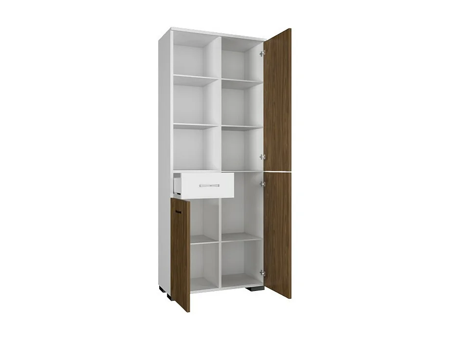 Multifunctionele Kast Afra - Walnoot - 60x35x173 cm - EPIKASA