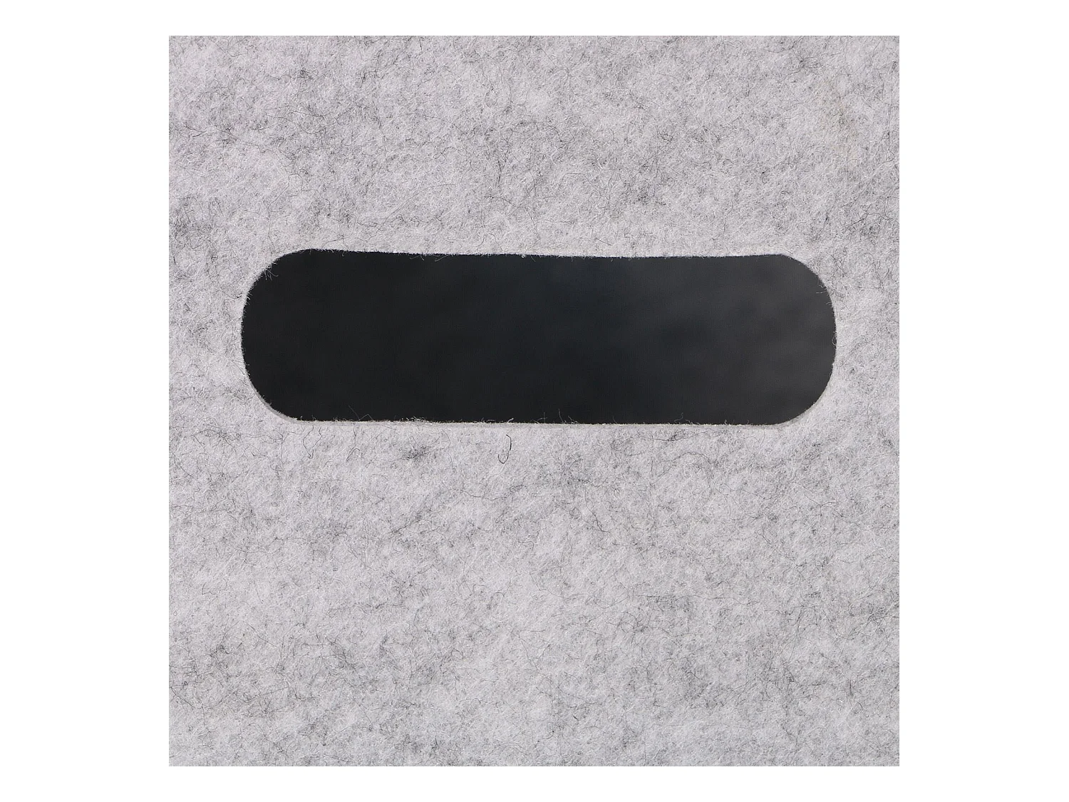 Lot de 2 boites de rangement en feutrine gris FELT, cube de rangement pliable, ouvert dim 32 x 32 x 32 cm, design moderne