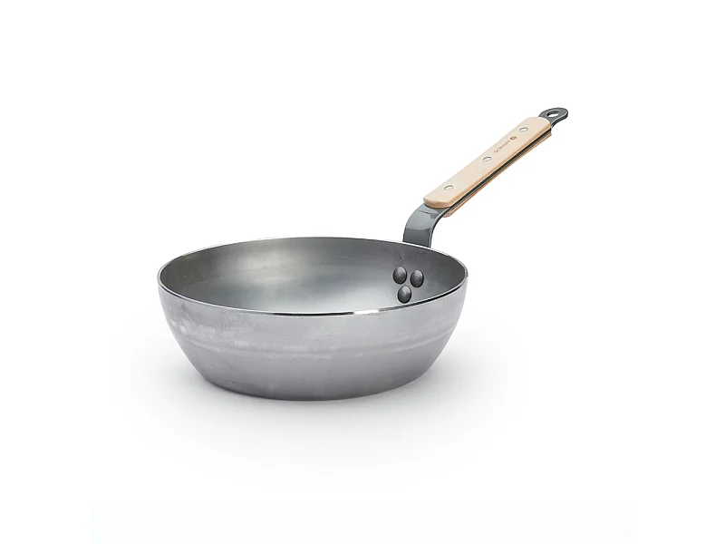 Poêle paysanne 24 cm en acier minéral B-Bois