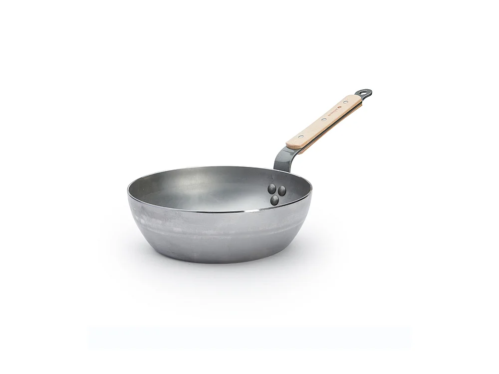 Poêle paysanne 24 cm en acier minéral B-Bois