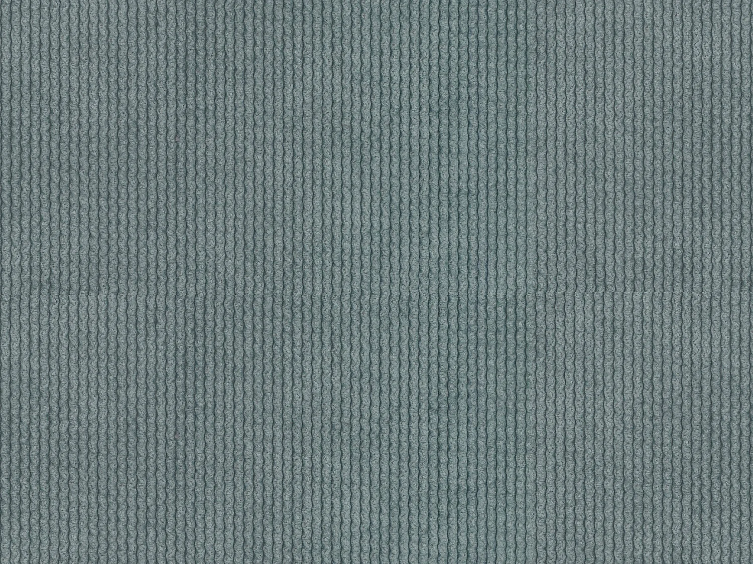 Grand canapé d'angle gauche en velours côtelé fines côtes bleu POGNI de Maison Céphy