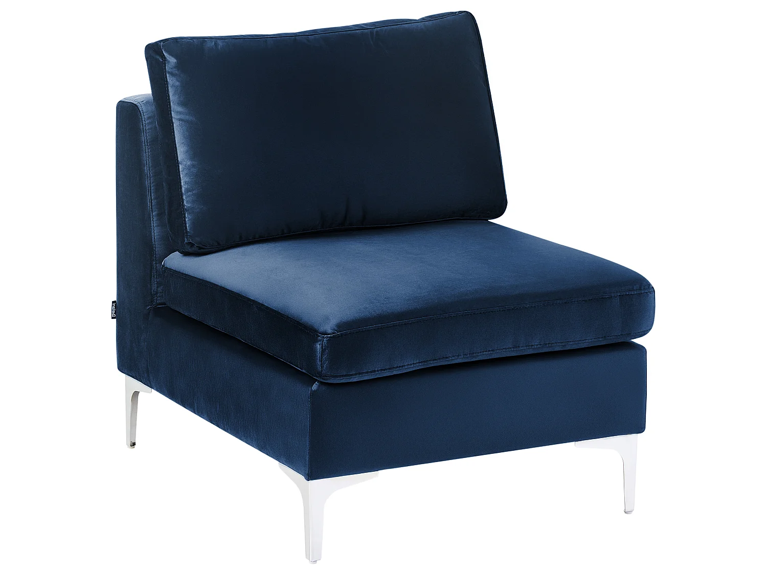 EVJA Velluto Blu marino 4 posti Lato destro