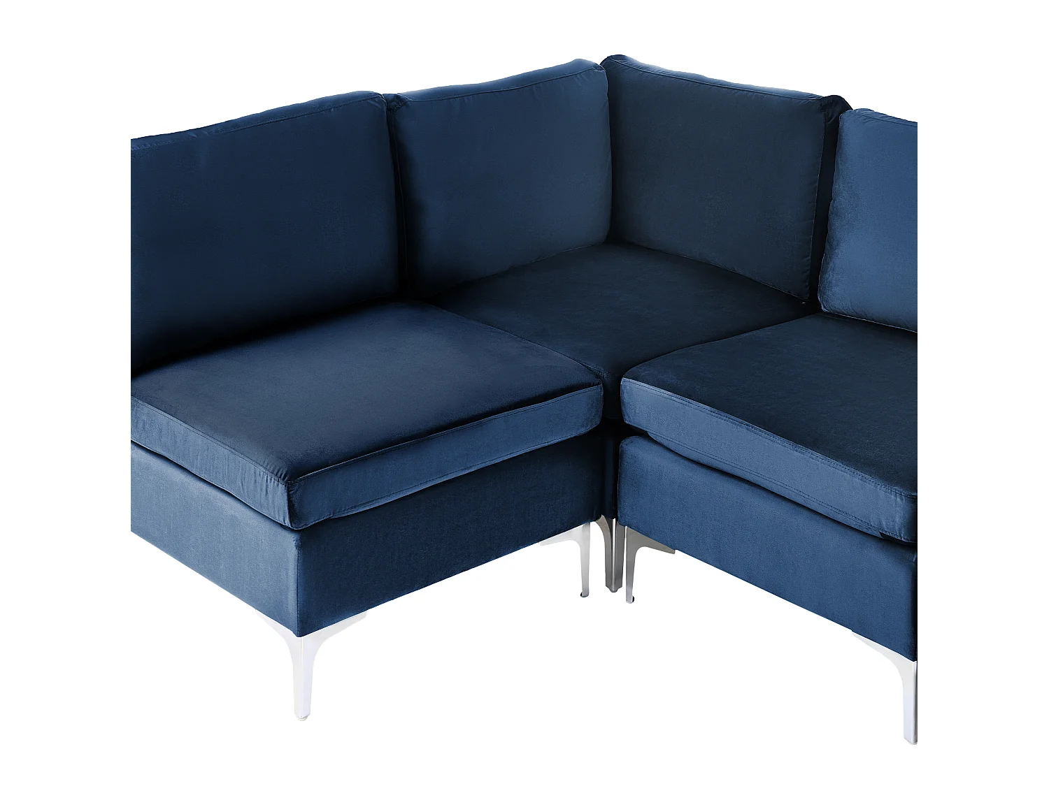 EVJA Velluto Blu marino 4 posti Lato destro