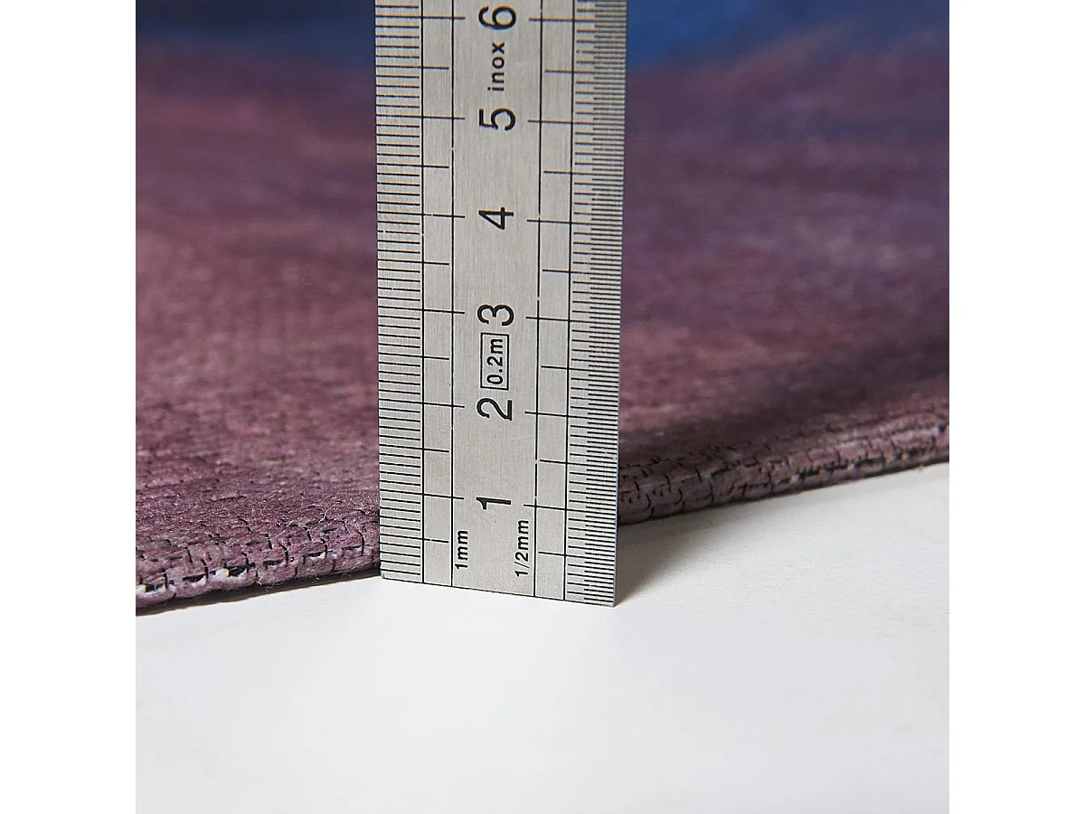 Tapis extérieur 155x230 tissé kilim ocre et marron HOMAR