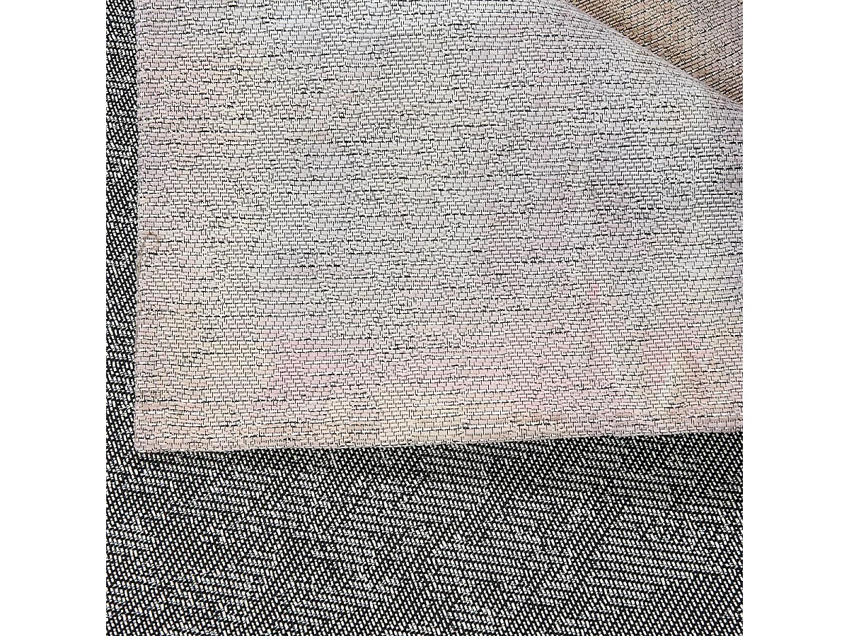 Tapis extérieur 120x180 tissé kilim beige et marron HOMAL