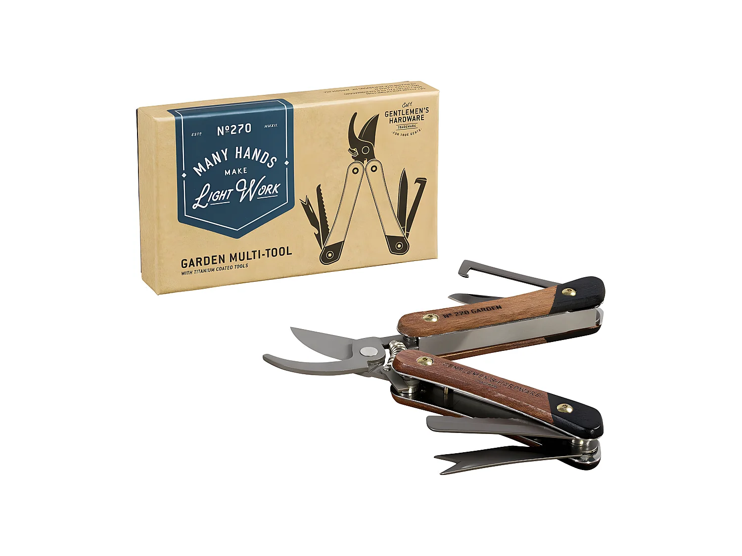 Outil de jardinage 6 en 1 Naturel  Gentlemen's Hardware