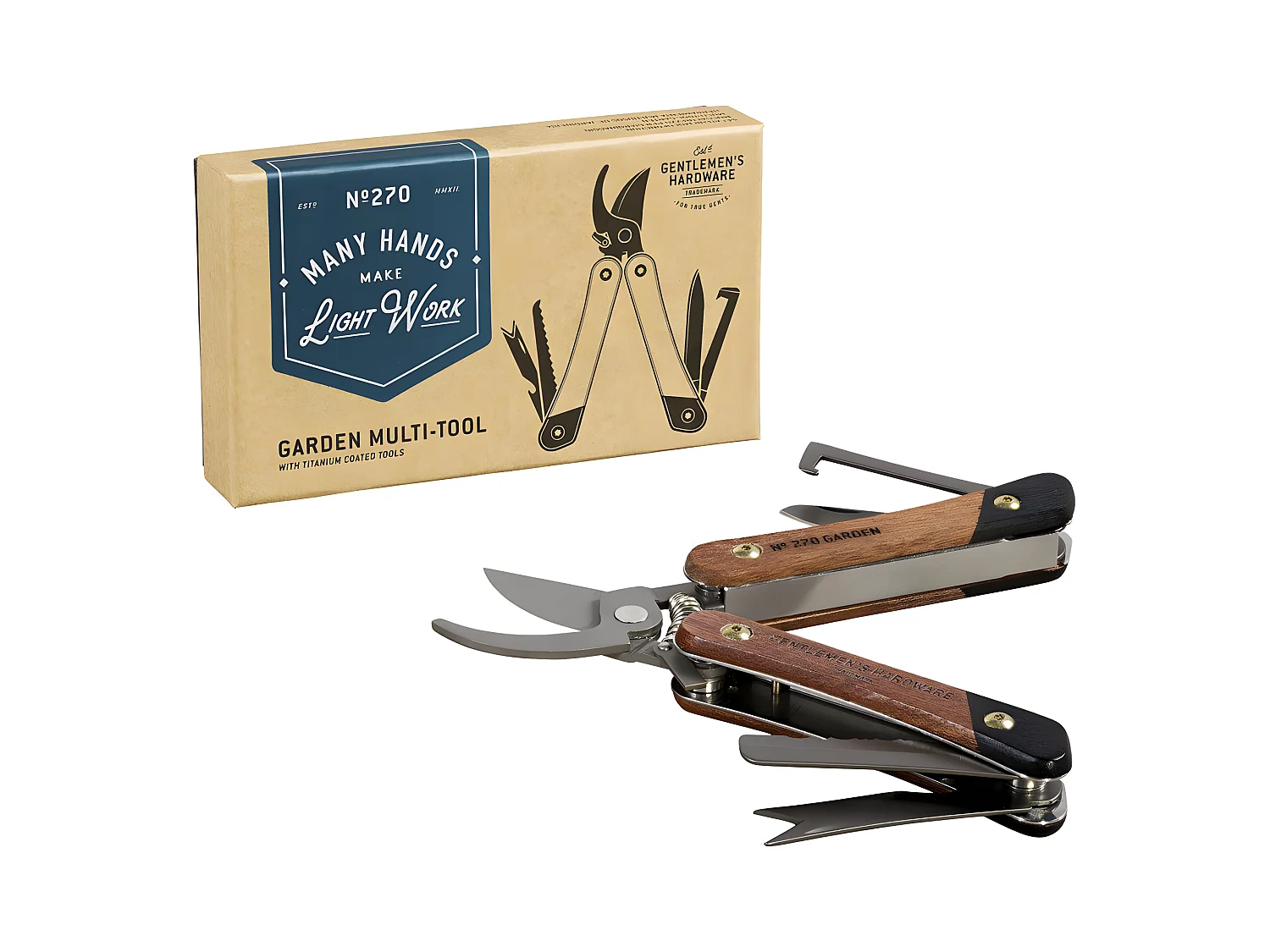 Outil de jardinage 6 en 1 Naturel  Gentlemen's Hardware